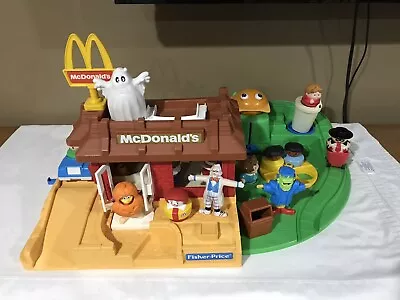 Vintage Fisher Price Chunky Little People McDonald’s Complete W/extras Halloween • $225