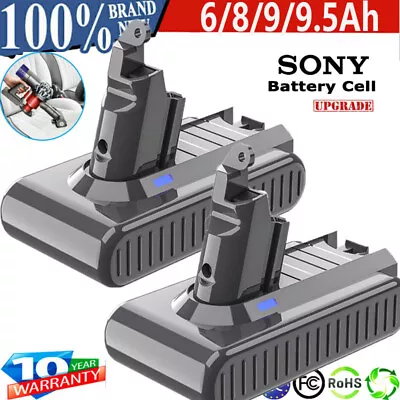 For DYSON V6 9500mAh Battery SV03 SV04 SV09 DC58 DC59 DC61 DC62 DC74 967810-21 • $26.99