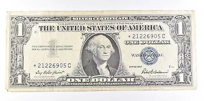 ERROR Replacement *Star* 1957 $1 Silver Certificate Note - Tough *566 • $5.50