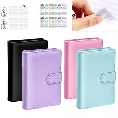 PU Leather Notebook A6 Ring Binder Budget Planner Organizer Cover Pockets Labels • $25