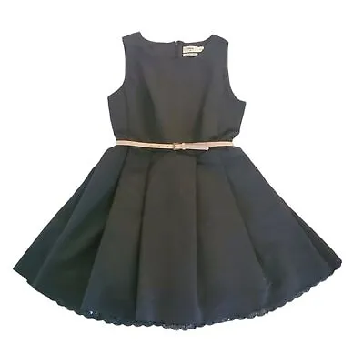 $35 • Buy Jason Wu For Target Black A-Line Cocktail Dress |Scalloped Sequin Lace Trim