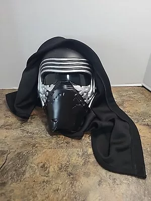 Star Wars Kylo Ren Electronic Talking Voice Change Mask Helmet W/ Cowl Hood  • $19.99