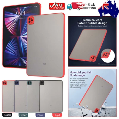 $12.69 • Buy For IPad 5/6/7/8/9/10th Gen Mini Air Pro Shockproof Silicon Case Matte TPU Cover