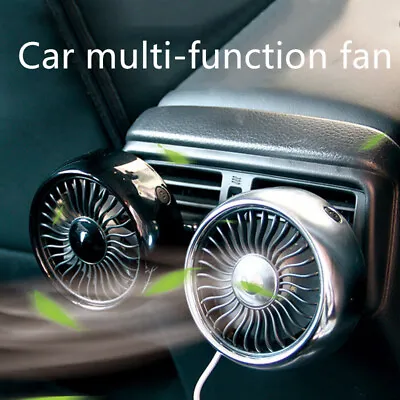£11.79 • Buy Summer Outdoor Car Fan Cooler Air Vent Mount 360° Rotating Air Conditioner Tools