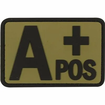 VooDoo Tactical 07-0991007000 Blood Type Rubber Patch (A+ Positive) Coyote • $7.35