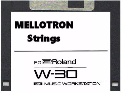 MELLOTRON - STRINGS Section For ROLAND W-30 On Floppy SOUND DISK • $4.97