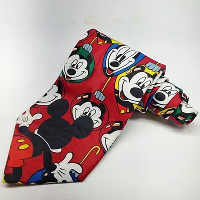 Mickey Unlimited Tie Mens Polyester Classic Mickey Mouse Disney Christmas 4x58 • $9.05