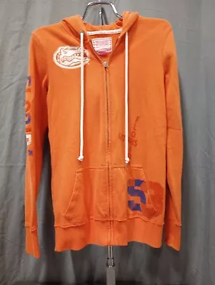 Victorias Secret Gators Orange Hoodie & T Shirt Womens XS White Grey 2 Tone LS  • $45