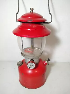 Coleman 200A Vintage Camping Lantern (5-64) - W/Original Pyrex Globe - UNTESTED • $74.99