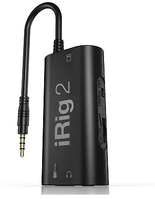 IK Multimedia IRig 2 Guitar Interface For IOS And Mac Brand New Factory Sealed • $39.99