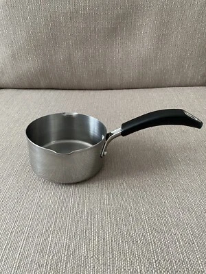 £9.99 • Buy Prestige Durable Stainless Steel  Twin Pour Milk Saucepan 0.9l