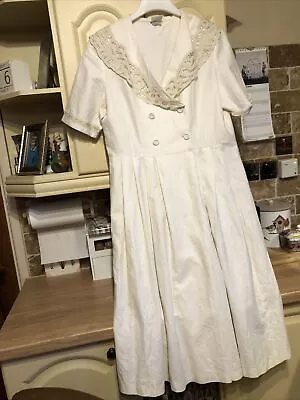 Laura Ashley Dress 14 Cream • £10.50