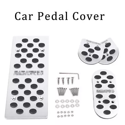 For Mazda 2 3 6 MX-3 MX-5 MX-6 RX-7 RX-8 Silver Aluminum 4x Auto Foot Rest Pedal • $29.20