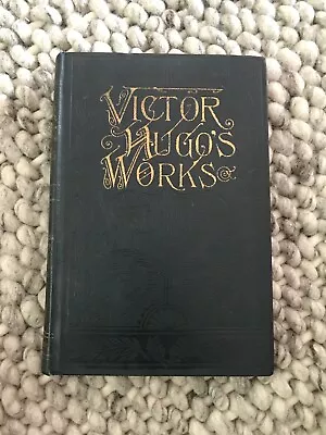 TOILERS OF THE SEA Victor Hugo's NINETY-THREE Ex-Library Antique Book Vol. IV • $9.99