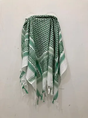 Keffiyeh Shemagh All Original Made In Palestine Arab Scarf Kufiya Arafat Cotton • $21.10