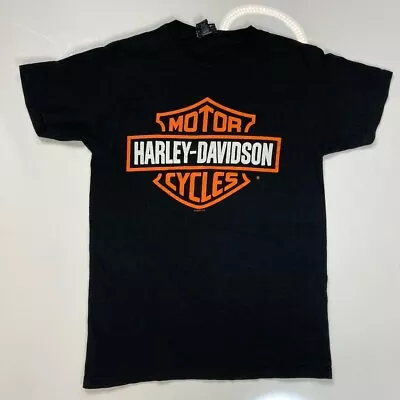 Harley Davidson South Miami Florida Graphic T-shirt Women Small Black • $19.95