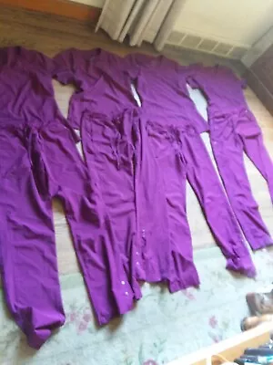 Barco Burgundy Size Small Scrubs - 4 Sets Of Pants And Tops • $55