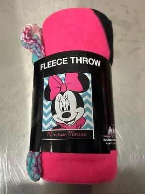 Minnie Mouse Disney  Fleece Blanket Throw NEW RARE HTF • $19.99