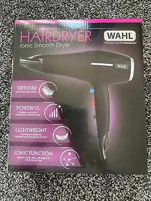 Wahl ZY105 Ionic Smooth Hairdryer 2200W - Black Read Description • £19.59