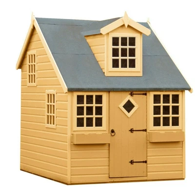 8x6 CHILDRENS PLAYHOUSE GARDEN COTTAGE WENDY HOUSE BUNK DORMA LADDER WOODEN WOOD • £1089.94