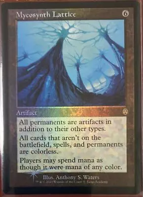 Mtg Mycosynth Lattice Foil English Judge Promo • $135.90