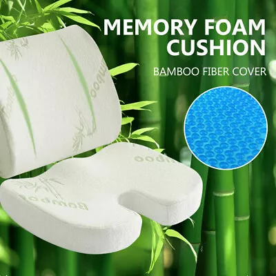 $38.56 • Buy PREMIUM Coccyx Orthopedic Memory Foam Seat Cushion Back Pain Relief Chair Pillow