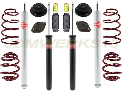 KYB 4 SHOCKS VOGTLAND LOWERING SPRINGS MOUNTS BOOTS BMW E30 325i 325is M3 87 -92 • $499.50