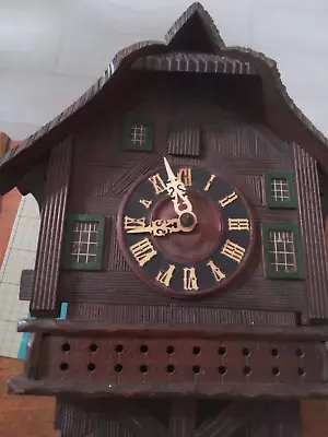 Large Antique Black Forest Cuckoo Clock For Restoration • $12.44