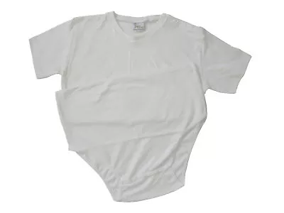 Adult Incontinent Bodysuit Diaper Cover White • $28.95