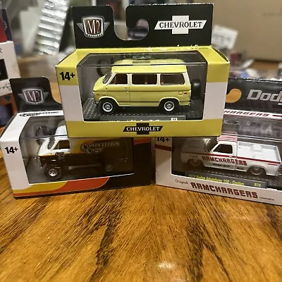 M2 Machines Lot Of 3 Collectables; Chevy Van Beauville Chevy Van 610 Dodge • $12