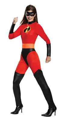 Mrs Incredible Classic Adult Women's Costume Elastigirl Jumpsuit The Incredibles • $49.99