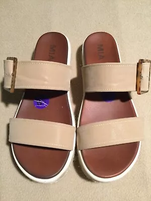 Women Mia Carleen Slip On Slides Sandals Size 8.5 • $14.99