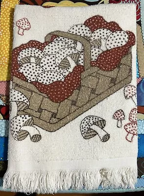 Vintage Mushroom Kitchen Hand Towel • $6