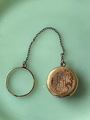 RARE! Victorian Mourning Locket W/ Ring & Chain • $39.99