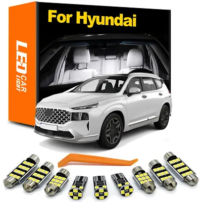 LED Interior Lights Bulbs For Hyundai Accent Elantra Sonata Tucson Santa Fe I30 • $10.88