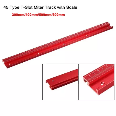 45 Type T-track Slot Miter Track Jig Stop Sliding T-Slot For Woodworking • $9.59