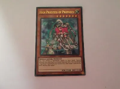 $4.45 • Buy Yu-Gi-Oh!  HIGH PRIESTESS OF PROPHECY  #Light 1st Edition Trading Card