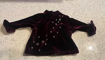 My Twinn Doll Soft Velvet Gold Snowflake Winter Outfit Pants Shirt • $9.99