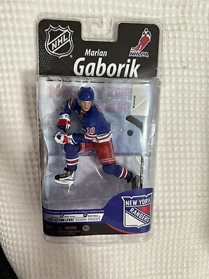 New York Rangers Marian Gaborik McFarlane Action Figure Blue Jersey NHL • $18