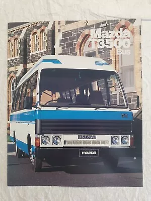 May 1985 MAZDA T3500 BUS  Australian Sales Brochure • $14.95