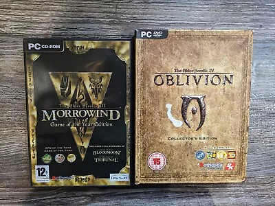 Elder Scrolls IV Oblivion Collector’s Edition - PC - Morrowind GOTY Edition. • £17.95