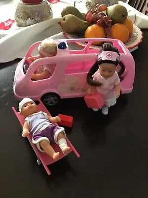 Zapf Creation Mini Baby Born Ambulance Set / Accessories • £15