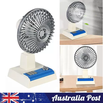 Electric Cooling Fan Vintage Summer 3 Gear Adjustable Quiet Home Desktop Cooler • $21.04