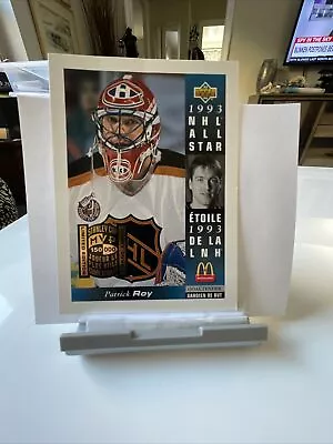 1993-94 Upper Deck McDonalds Patrick Roy NHL All Star Card #McD-23 • $7.25