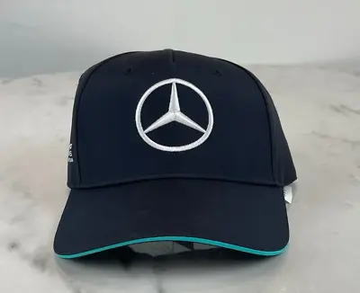 New - Mercedes AMG Petronas Official Team Replica Baseball Cap 2023 Black • £28.99