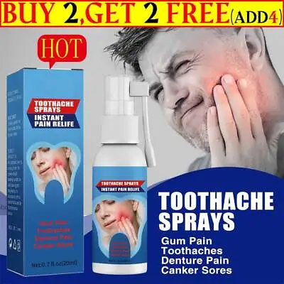 Toothache Spray Instant Pain Relief Oral Teeth Care Effective Dental Treatment • £5.15