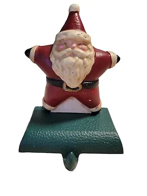 Vintage Midwest Cannon Falls Eddie Bauer Santa Star Cast Iron Stocking Holder • $17.06