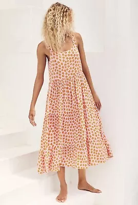 Mister Zimi Leah Midi Dress In Honey Blossom Floral Print Size 8 • $45