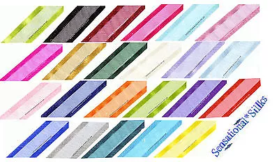Satin Edge Organza Ribbon Wedding Birthday Party Craft 24 Shades 3 Lengths  • £2.85