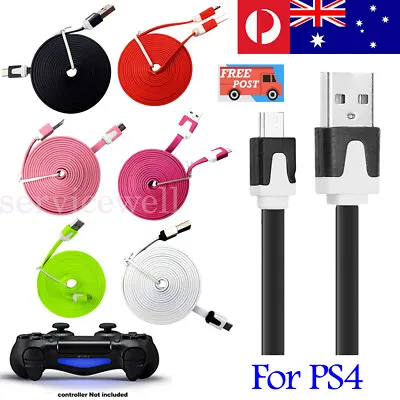 $4.23 • Buy 2.8m Charger Charging Cable Cord Sync USB Power For PS4 PLAYSTATION 4 Controller